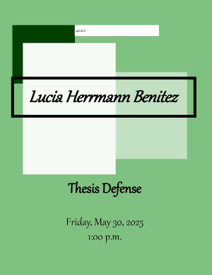 Lucia Herrmann Benitez Thesis Defense