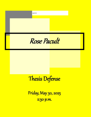 Rose Pacult Thesis Defense