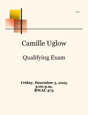 Camille Uglow Qualifying Exam