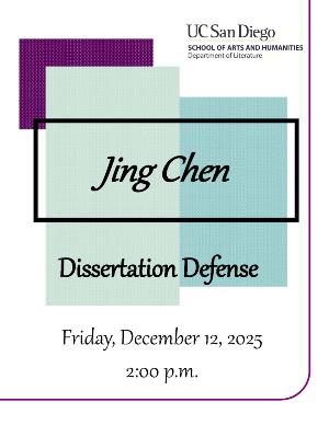 Jing Chen Dissertation Defense