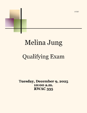 Melina Jung Qualifying Exam